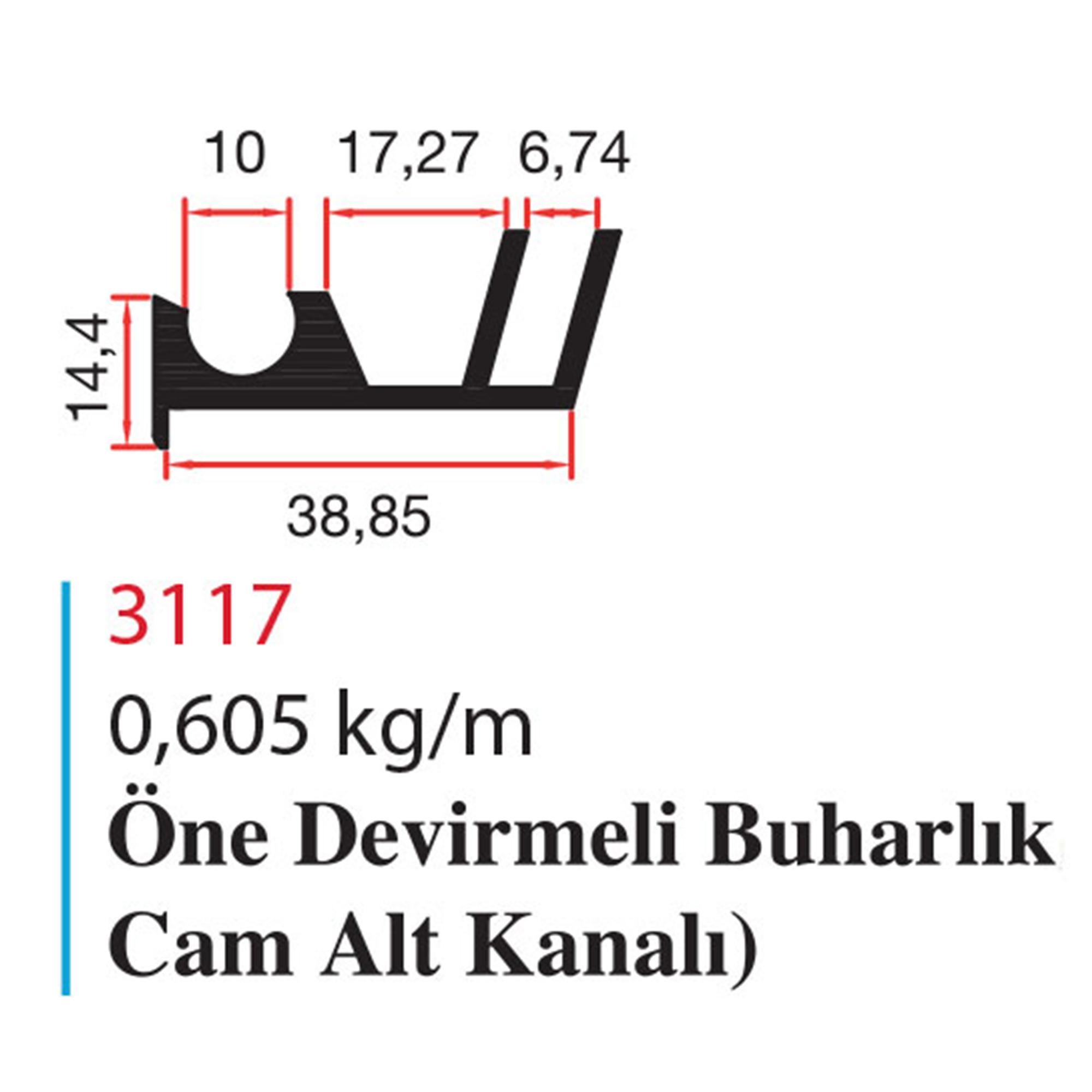 بروفير تبريد رقم 3117